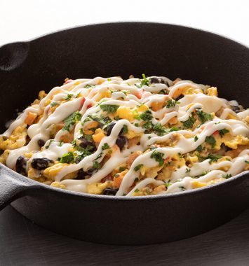 cheesy chorizo breakfast scramble advanced food products