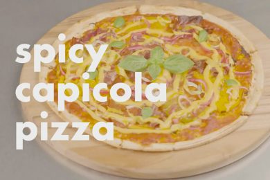 spicy capicola pizza thumbnail