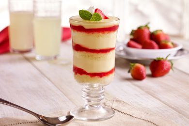 strawberry shortcake parfait advanced food products