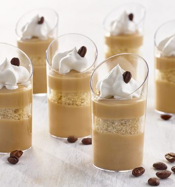 vanilla latte parfait shooters recipe advanced food products